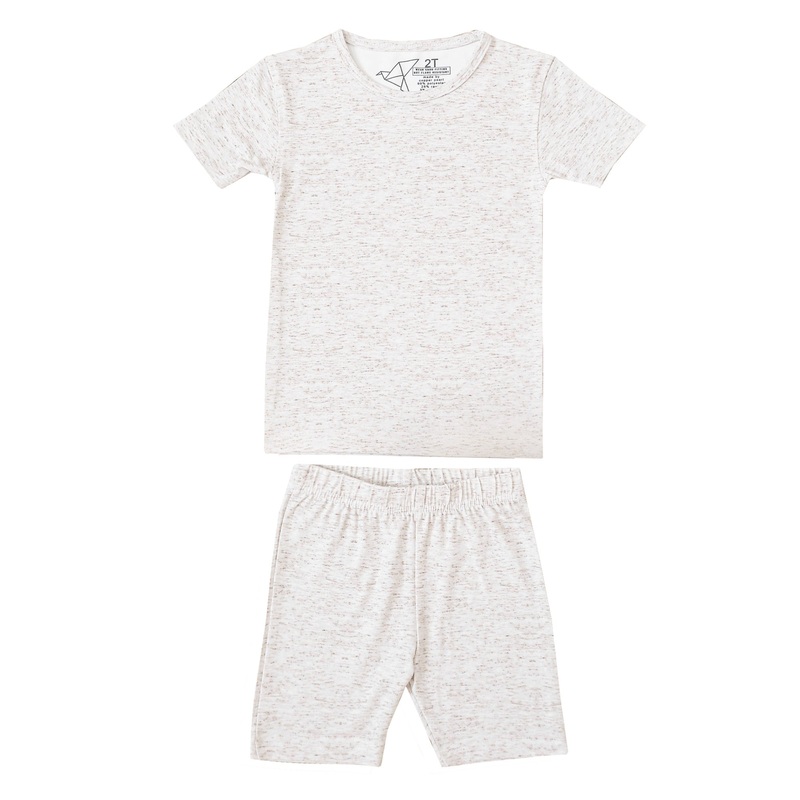 2pc Short Sleeve Pajama Set – Oat