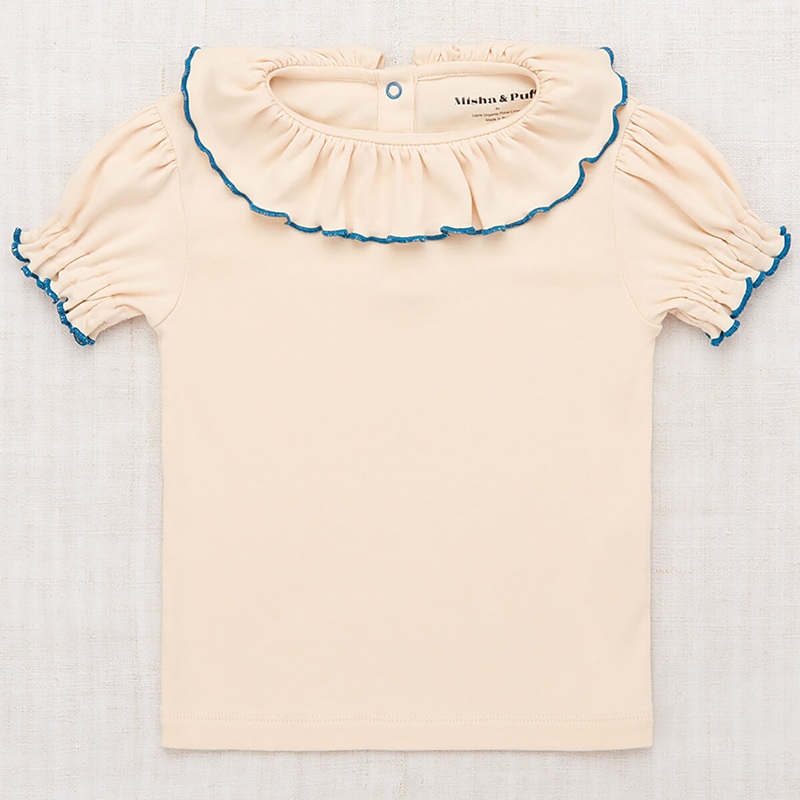 Balloon Sleeve Paloma Tee in String by Misha & Puff BG622553656