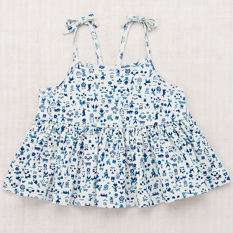 Camilla Tank in Marzipan Country Walk by Misha & Puff – Last Ones In Stock – 4-6 Years