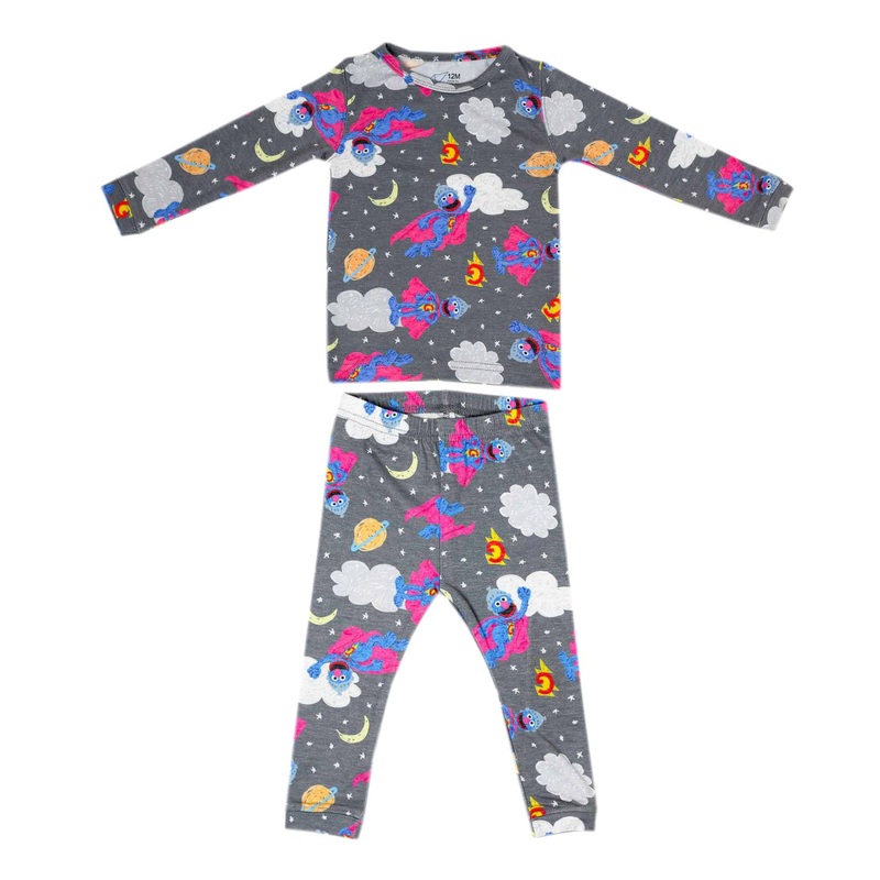 2pc Long Sleeve Pajama Set – Super Grover