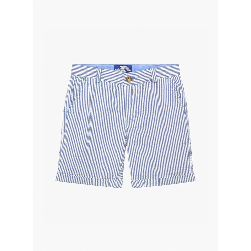 Charlie Chino Shorts in Blue Stripe
