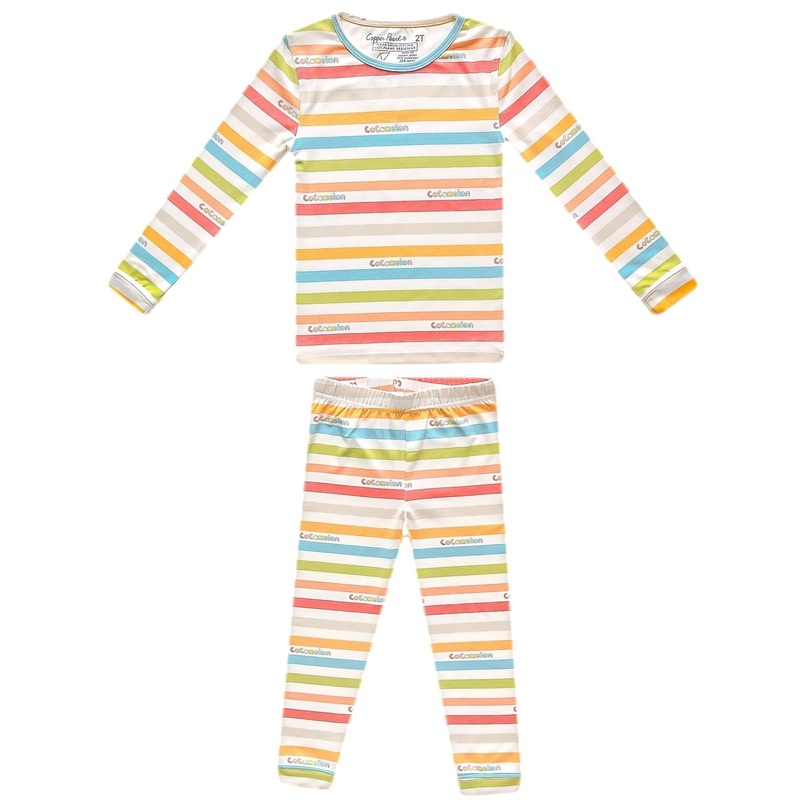2pc Long Sleeve Pajama Set – CoComelon Stripe