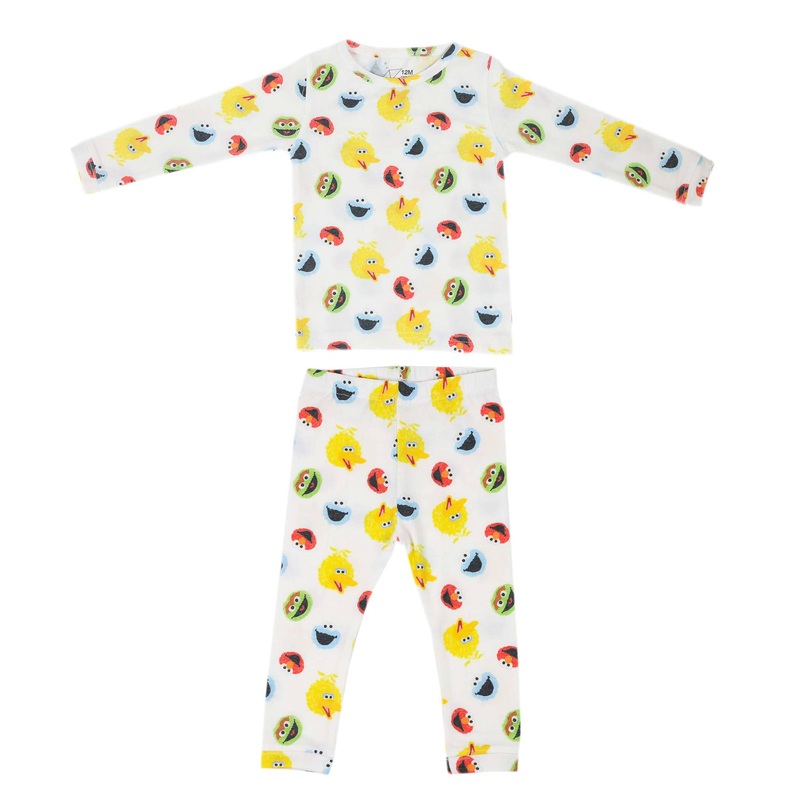 2pc Long Sleeve Pajama Set – Sesame Scribbles