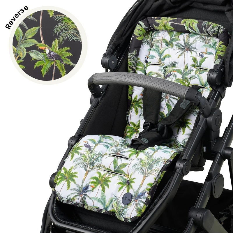 OiOi – Reversible Pram Liner – Tropical