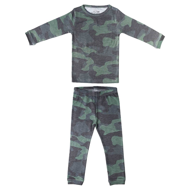 2pc Long Sleeve Pajama Set – Hunter