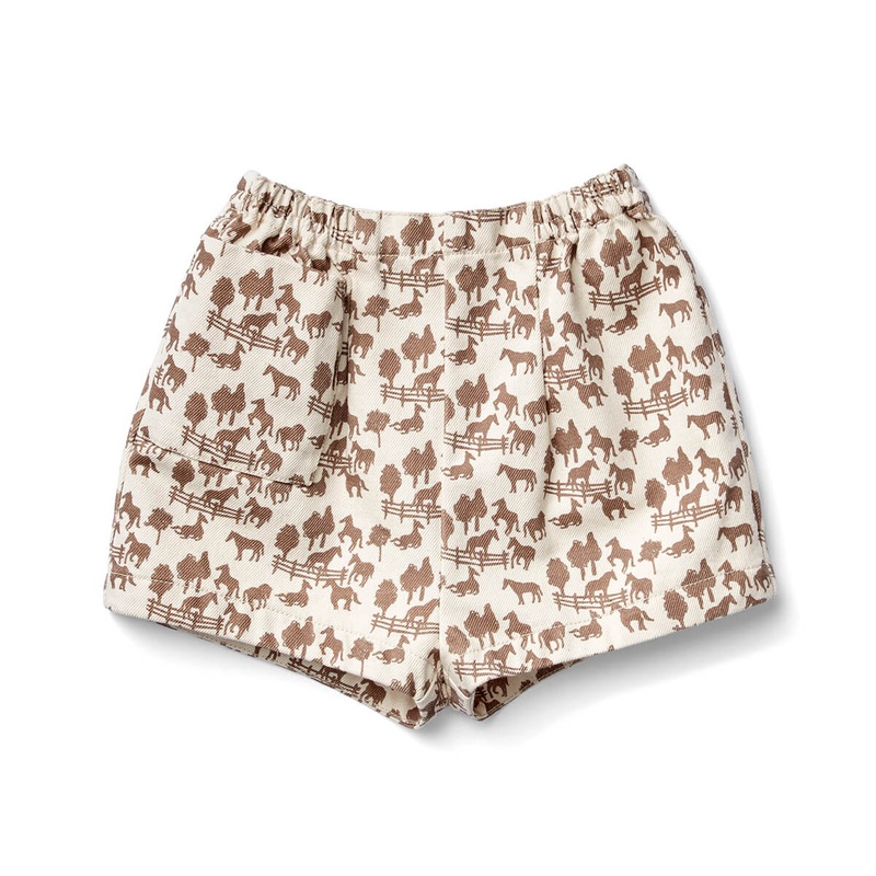 Trude Short in Horse Toile Print by Soor Ploom