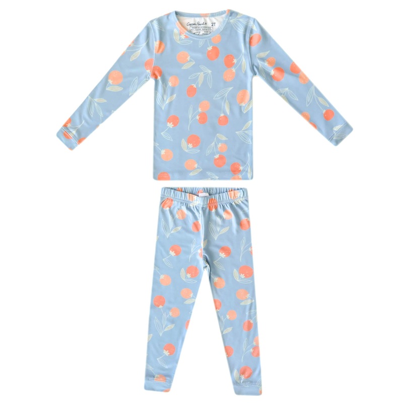 2pc Long Sleeve Pajama Set – Clementine