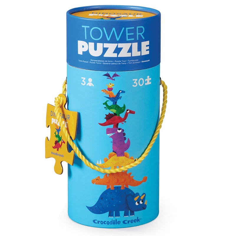 Crocodile Creek – Tower Puzzle 30pc | Dinosaur
