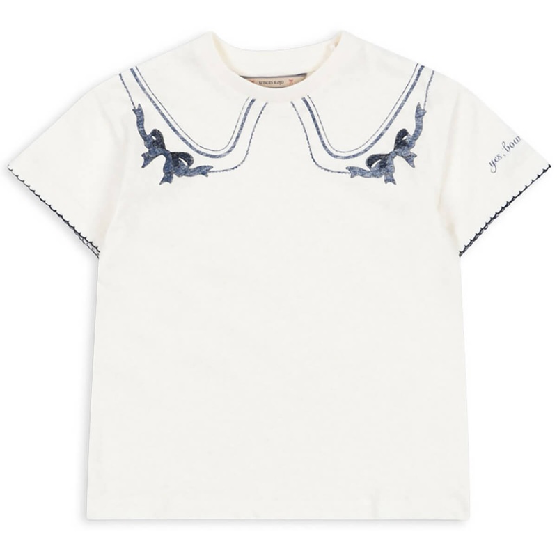 Era Tee in Off White / Bow by Konges Slojd