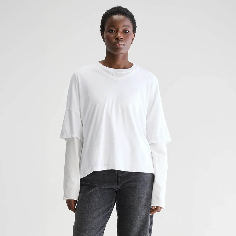 Vurdes Short Sleeve T-Shirt in White by Bellerose