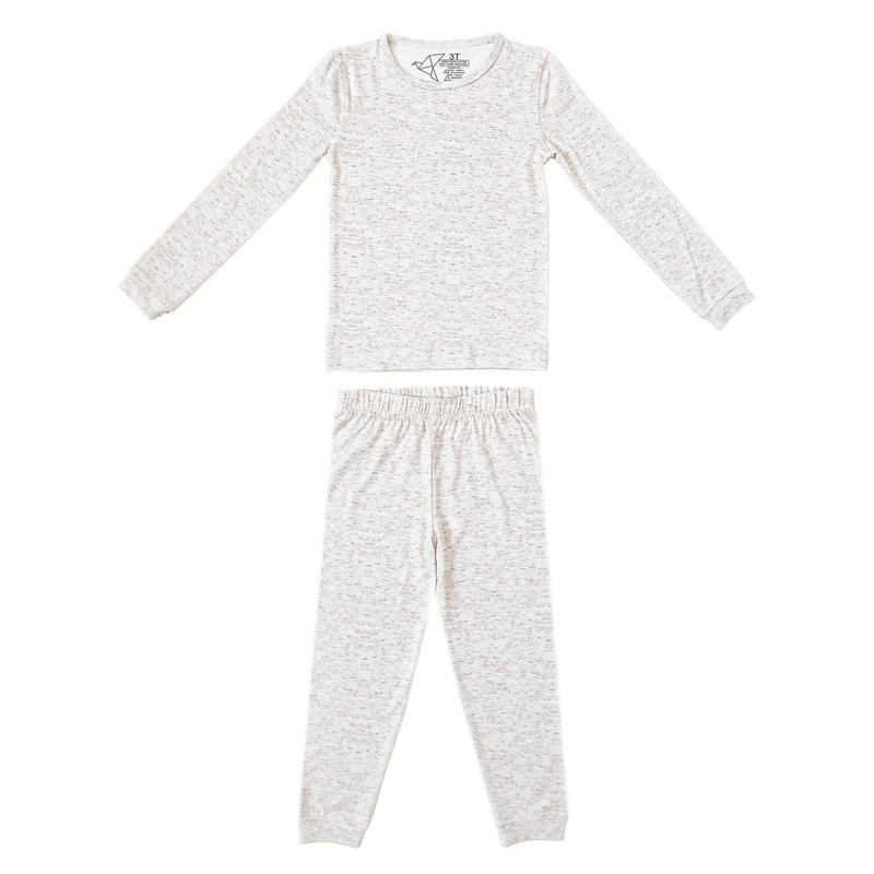 2pc Long Sleeve Pajama Set – Oat