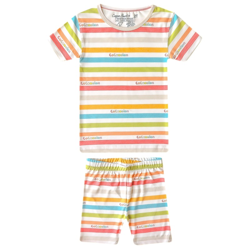 2pc Short Sleeve Pajama Set – CoComelon Stripe