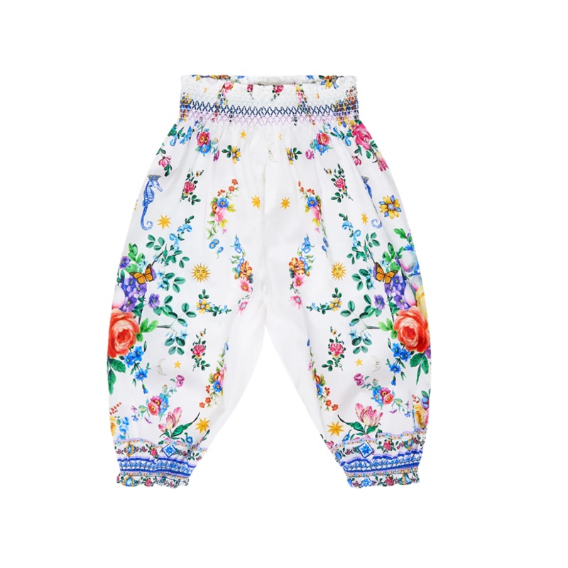 CAMILLA BABIES SHIRRED WAIST HAREM PANT – TILES DARLS