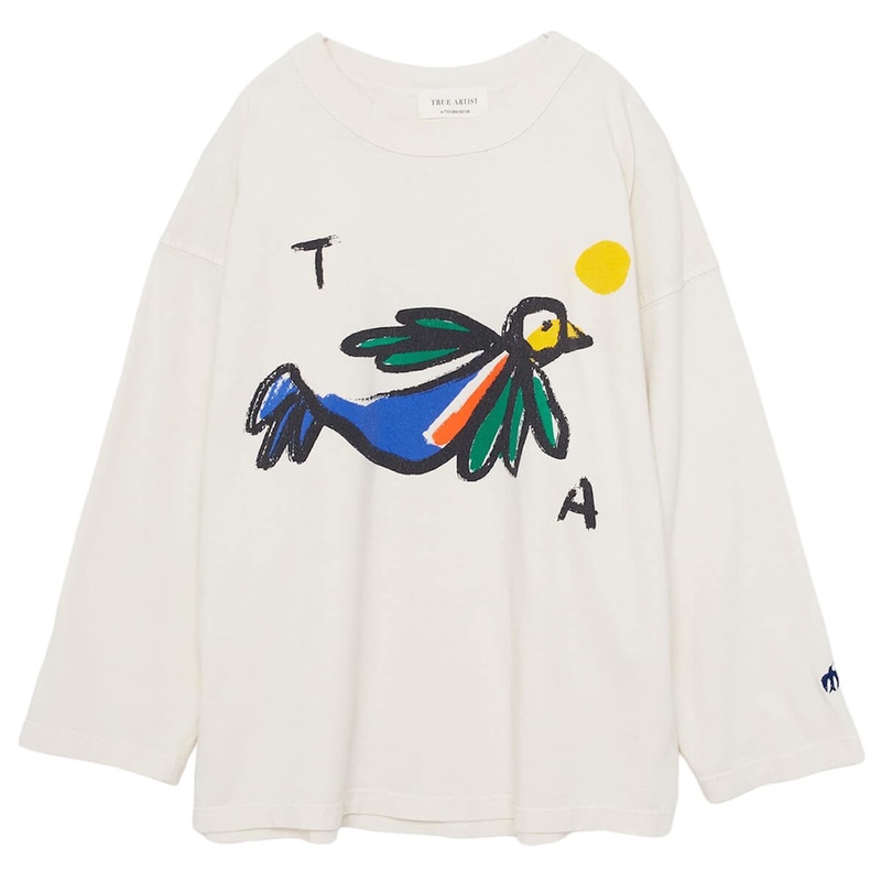 T-Shirt n02 in Marble White by True Artist