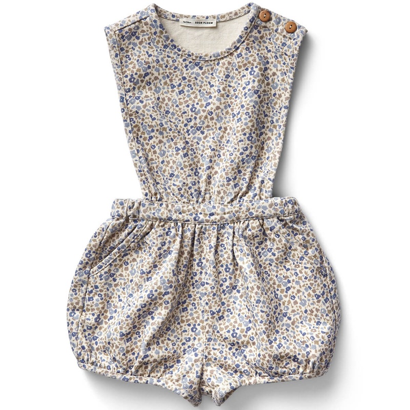 Fernanda Playsuit in Menagerie Print / Blueberry by Soor Ploom