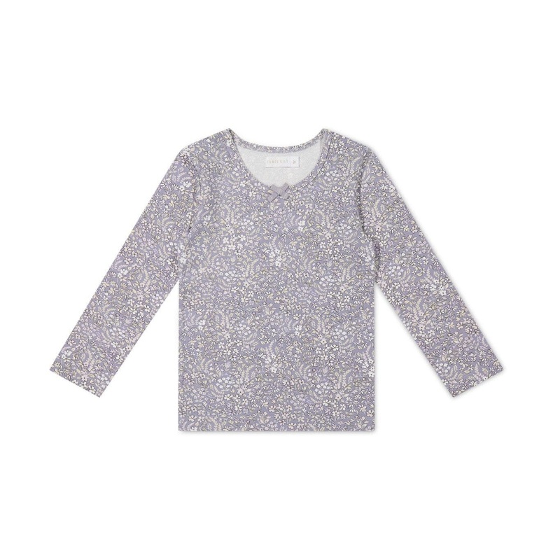 Jamie Kay Long Sleeve Top – April Lilac – Organic Cotton