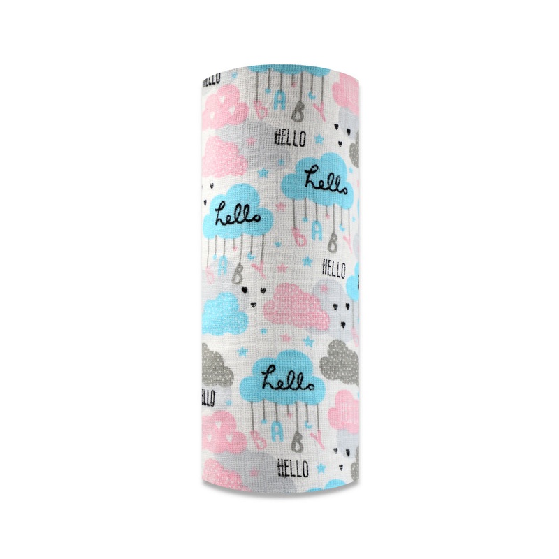 100% Cotton Baby Swaddle with Multicolor Print – Pielucha | TD-928