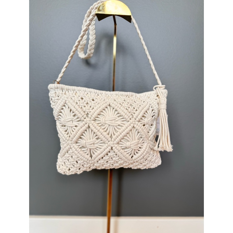 Women’s Summer Crochet Messenger Bag | Sumi-627