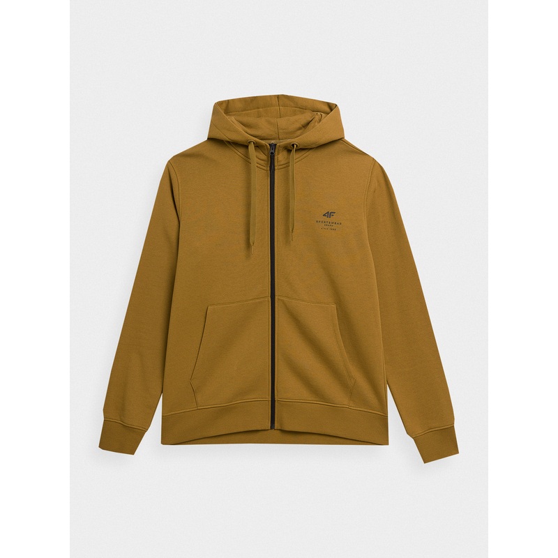 4F Men’s Mustard Zip Up Hooded Sweatshirt | SM0774-74S