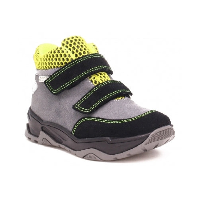 Bartek Boys’ Gray & Neon Ankle Waterproof Sneakers | 7091-77GS