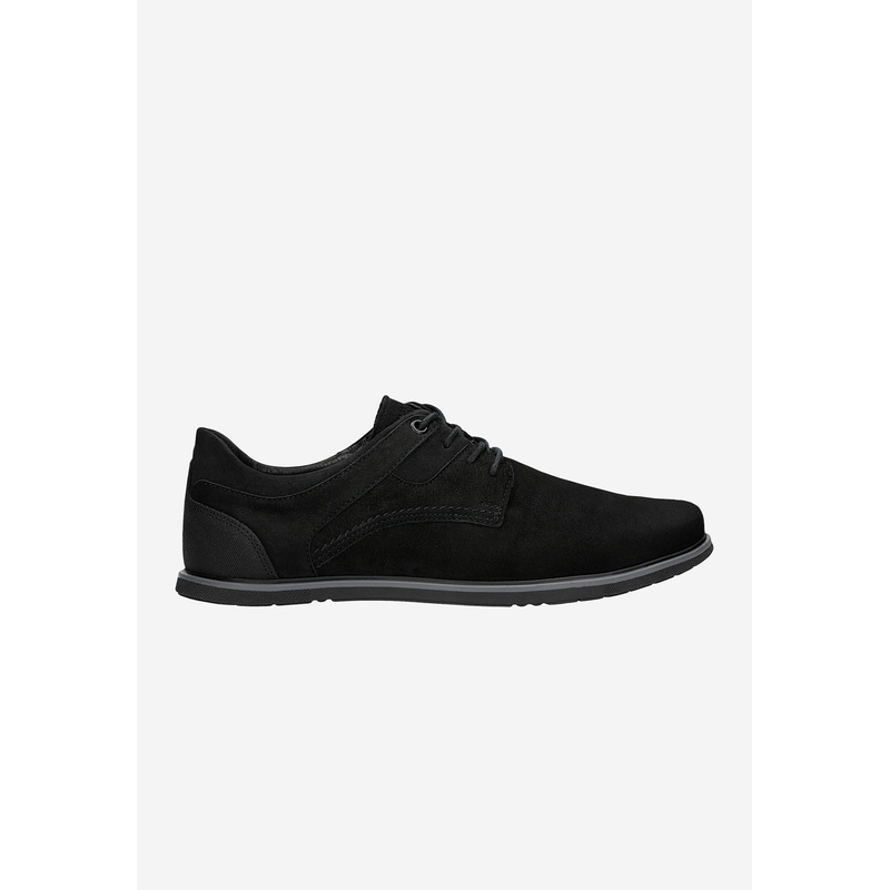 Wojas Black Leather Sneakers | 1002771