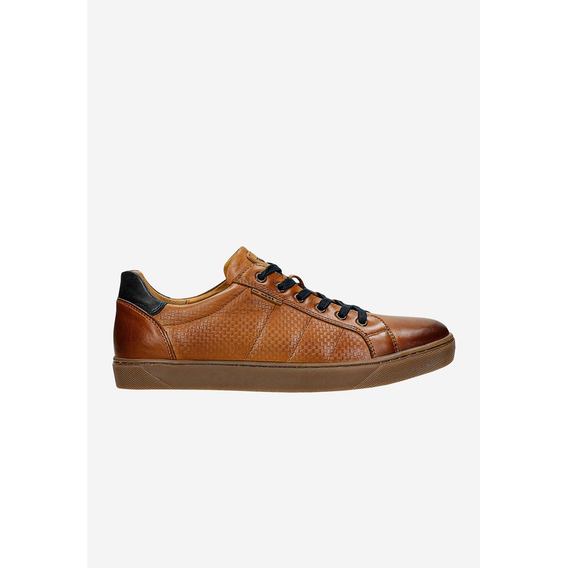 Wojas Brown Leather Sneakers | 1022253