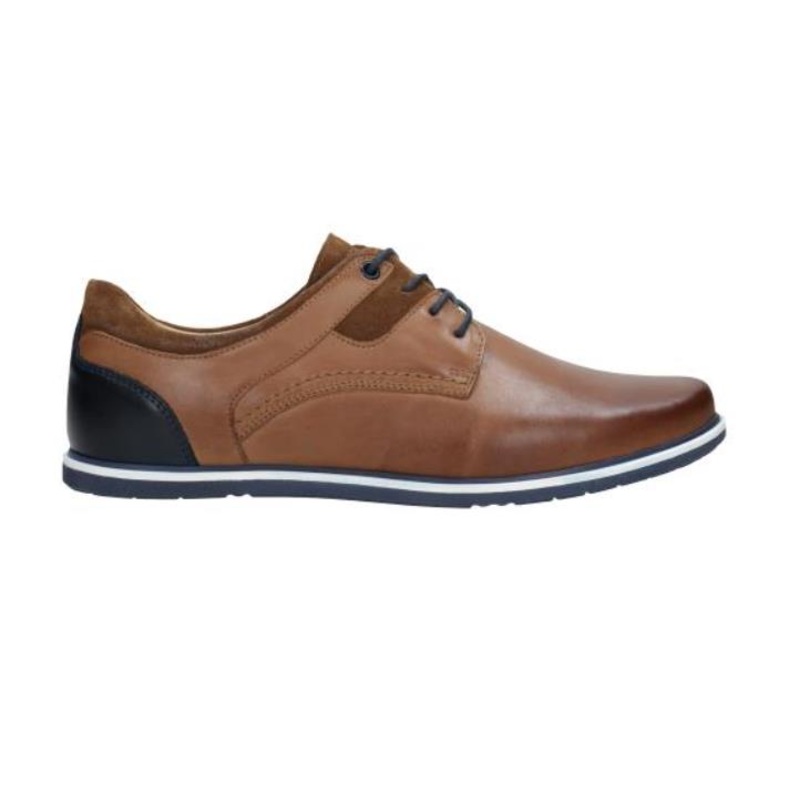 Wojas Light Brown Leather Shoes | 1002773