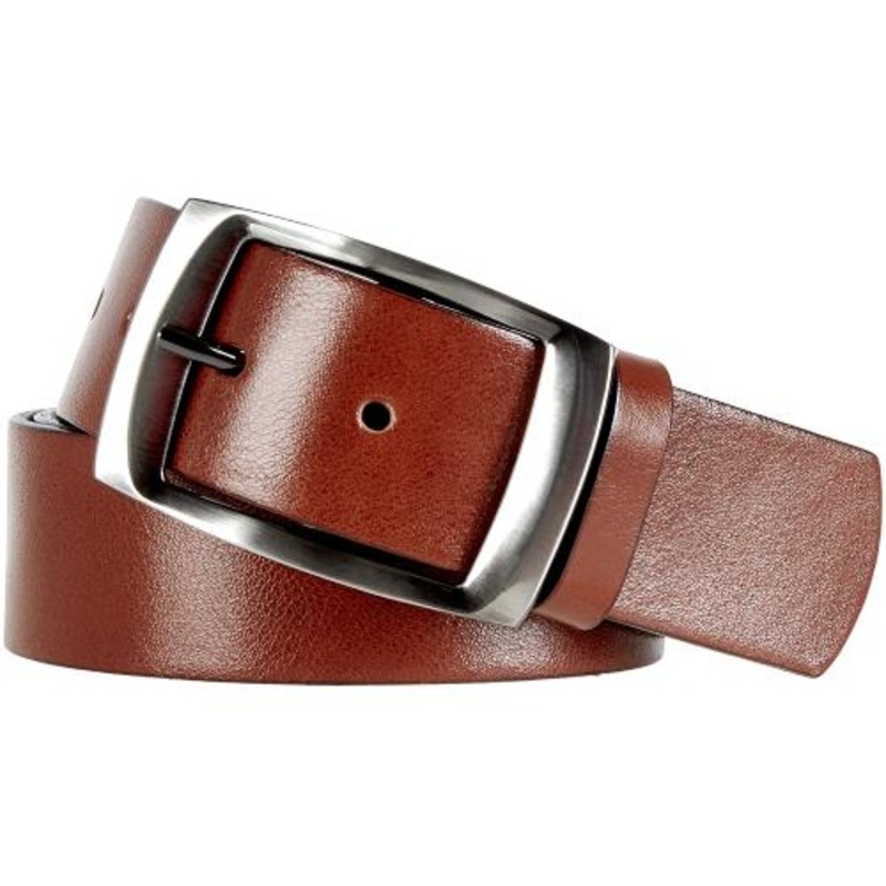 Wojas Women’s 4 cm Brown Leather Belt | 6966-53