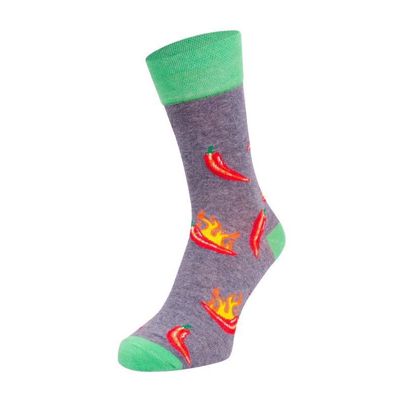 Yo! Hot Pepper Crew Suit Socks | SK-54
