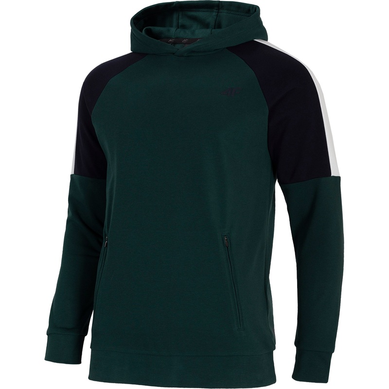 4F Mens’ Dark Green Hooded Sweatshirt | BLM011