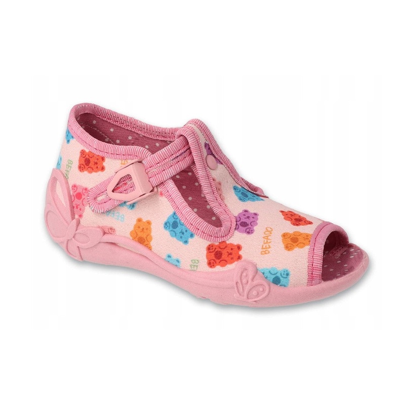 Befado Pink Gummy Bears Daycare Slippers / Sandals SNAKE | 213P144