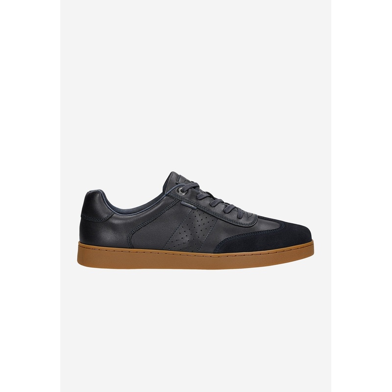 Wojas Dark Blue Leather Sneakers | 1025076