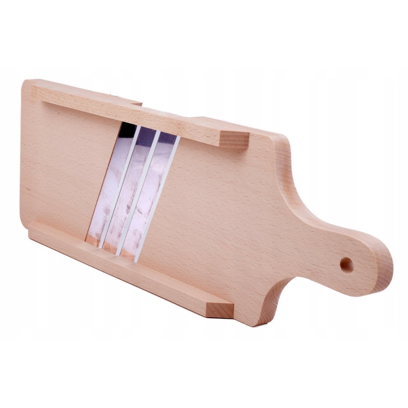 Wooden Triple-Bladed Cabbage Shredder “SZATKOWNICA” (16.33 x 6.29 in) | SZAT-SM-3