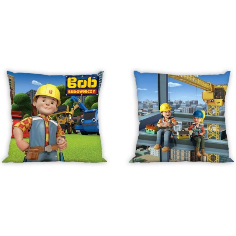 100% Cotton Bob The Builder Double-Sided Pillowcase | FAR-036