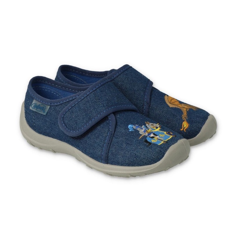 Befado Dark Blue Sneakers with Dragon Embroidery BOOGY | 660X022