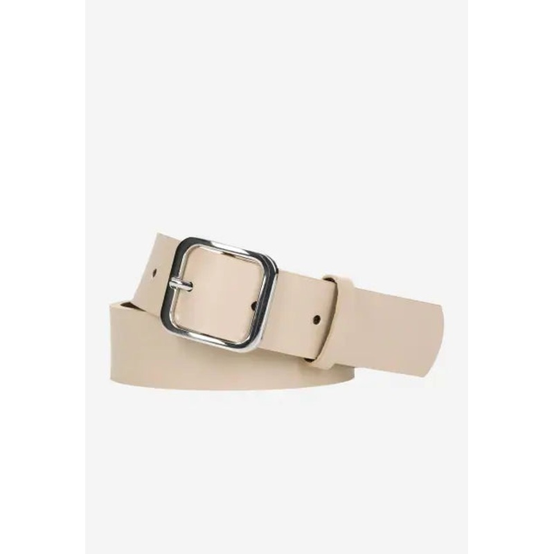 Wojas Women’s Beige Leather Belt | 93073-54