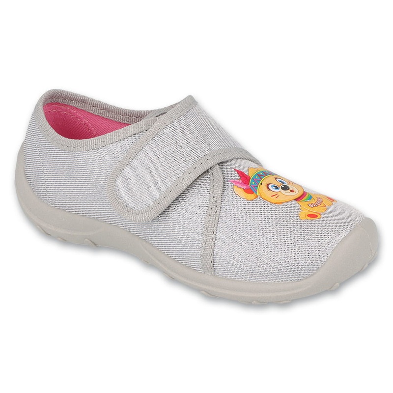 Befado Gray Bear School-Daycare Slippers / Sneakers BOOGY | 660X061