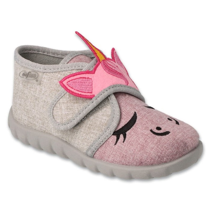 Befado Pink Unicorn Daycare Slippers / Sneakers FLEXI | 465P110