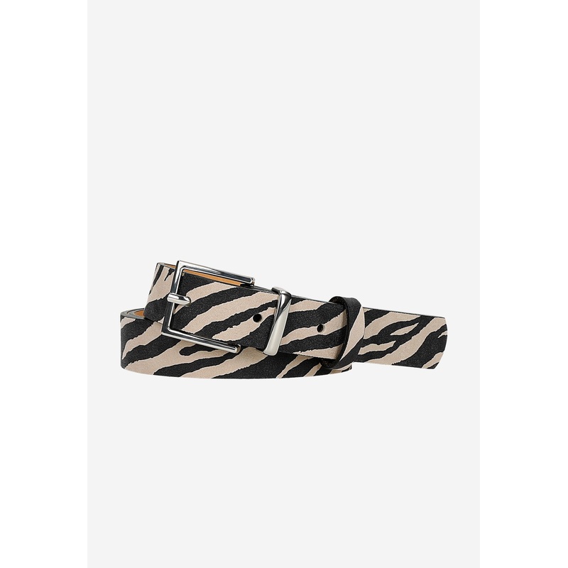 Wojas Women’s Zebra Pattern Leather Belt | 996164
