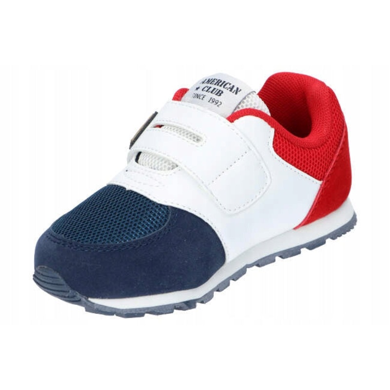 AC Boys’ Navy – White – Red Sneakers | 224/22