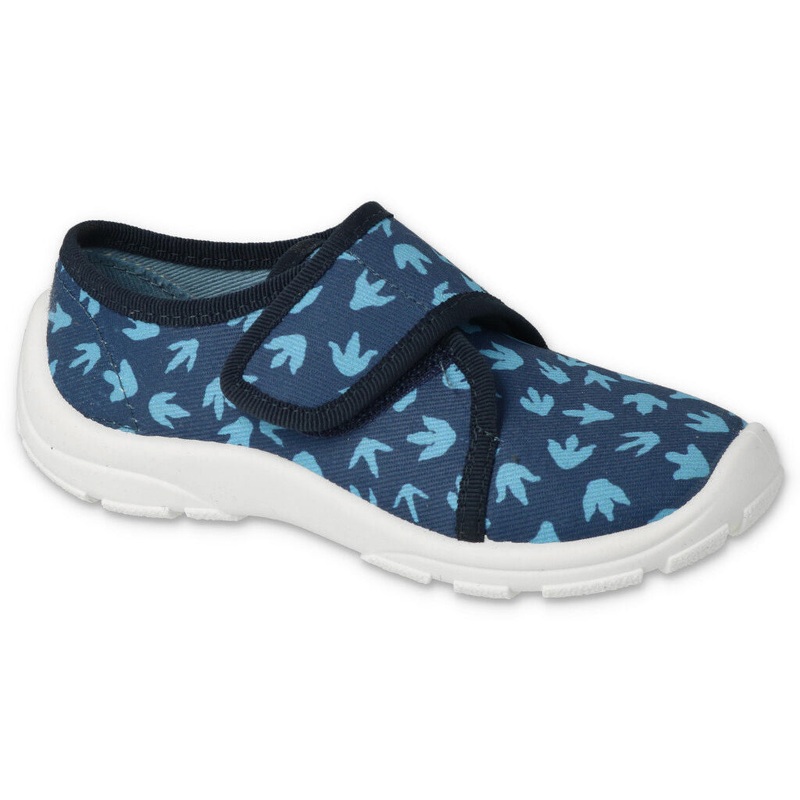Befado Dark Blue Sneakers with Dinosaur Feet Pattern DANNY | 974X476