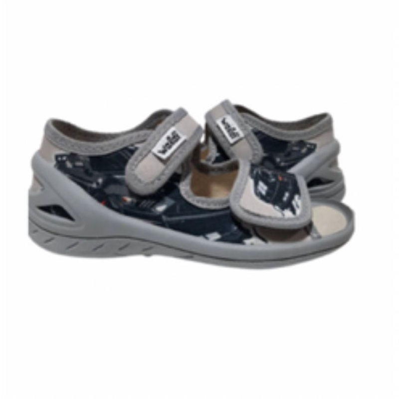 Waldi Gray Printed Sandals ADAM2 | 360-706