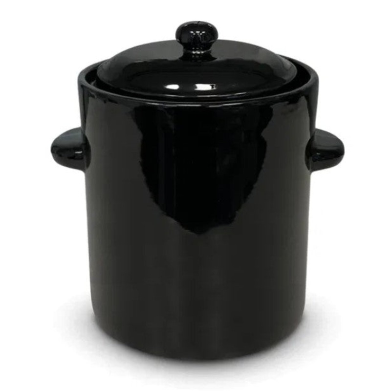 5 Liters Stoneware Pickling Crock Pot with Lid – Garnek Hermetyczny | 1017-5l