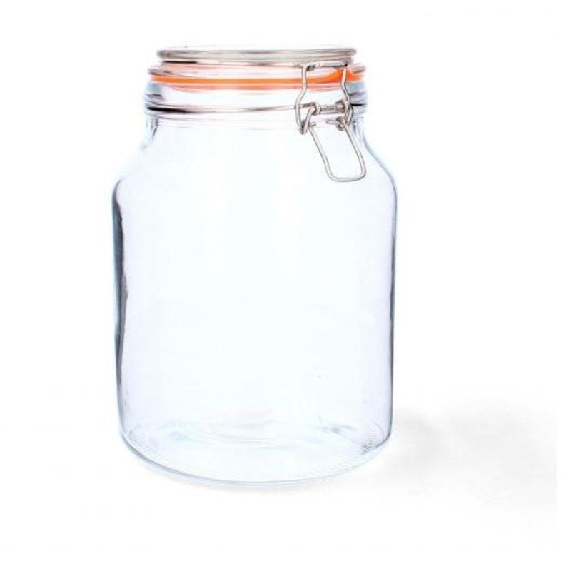 3 Liters Glass Jar With Airtight Lids And Leak Proof Rubber Gasket | 3031