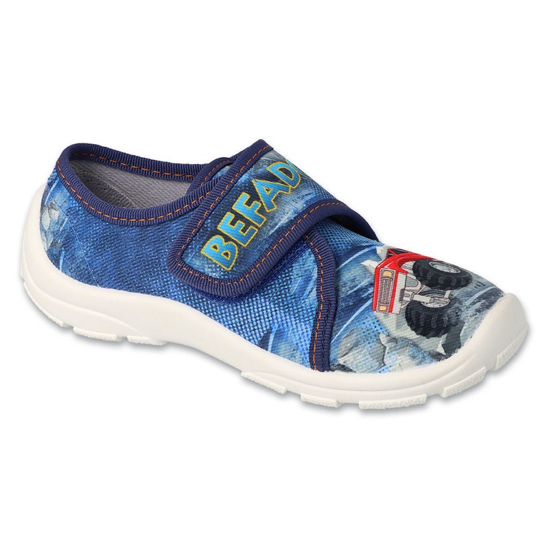 Befado Dark Blue Sneakers with Monster Truck Print DANNY | 974X507
