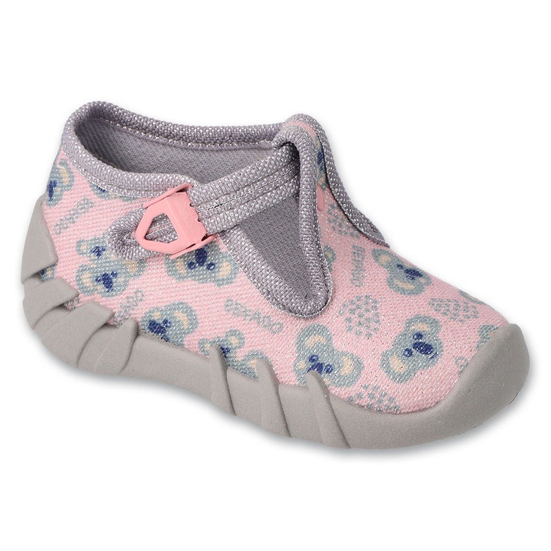 Befado Light Pink Daycare Slippers with Koala Pattern SPEEDY | 110P474