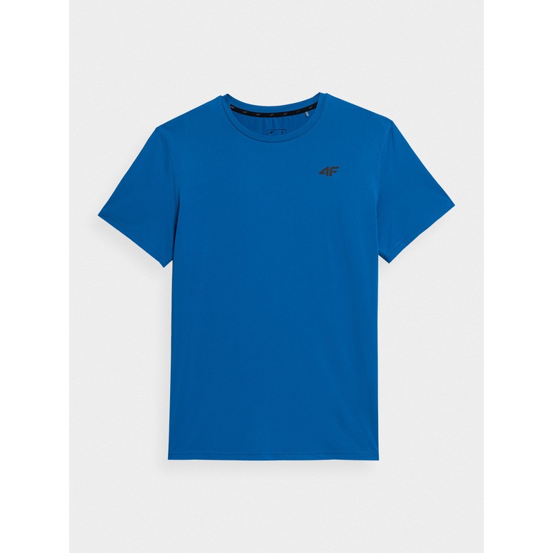4F Men’s Cobalt Blue Training T-shirt with Logo | TSM259-B