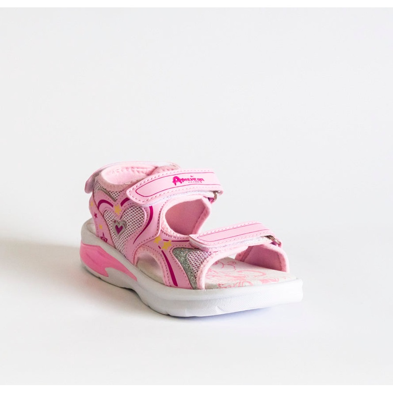 AC Girls’ Pink Open-toe Sandals | 482/21-P