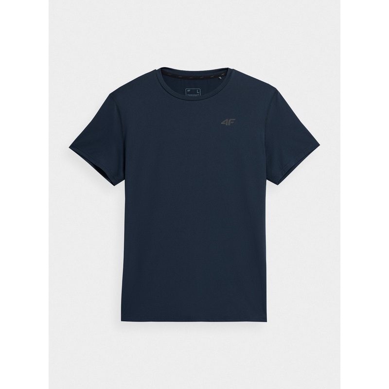 4F Men’s Navy Blue T-shirt with Logo | TSM259-DB