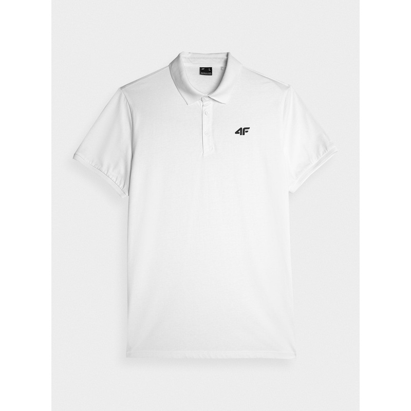 4F Polo T-shirt with Black Logo | TSM086-10S